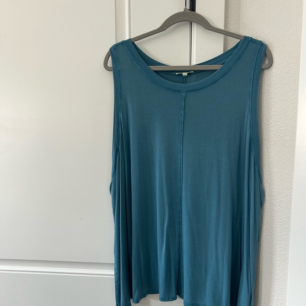 Teal Sleeveless Women's Top